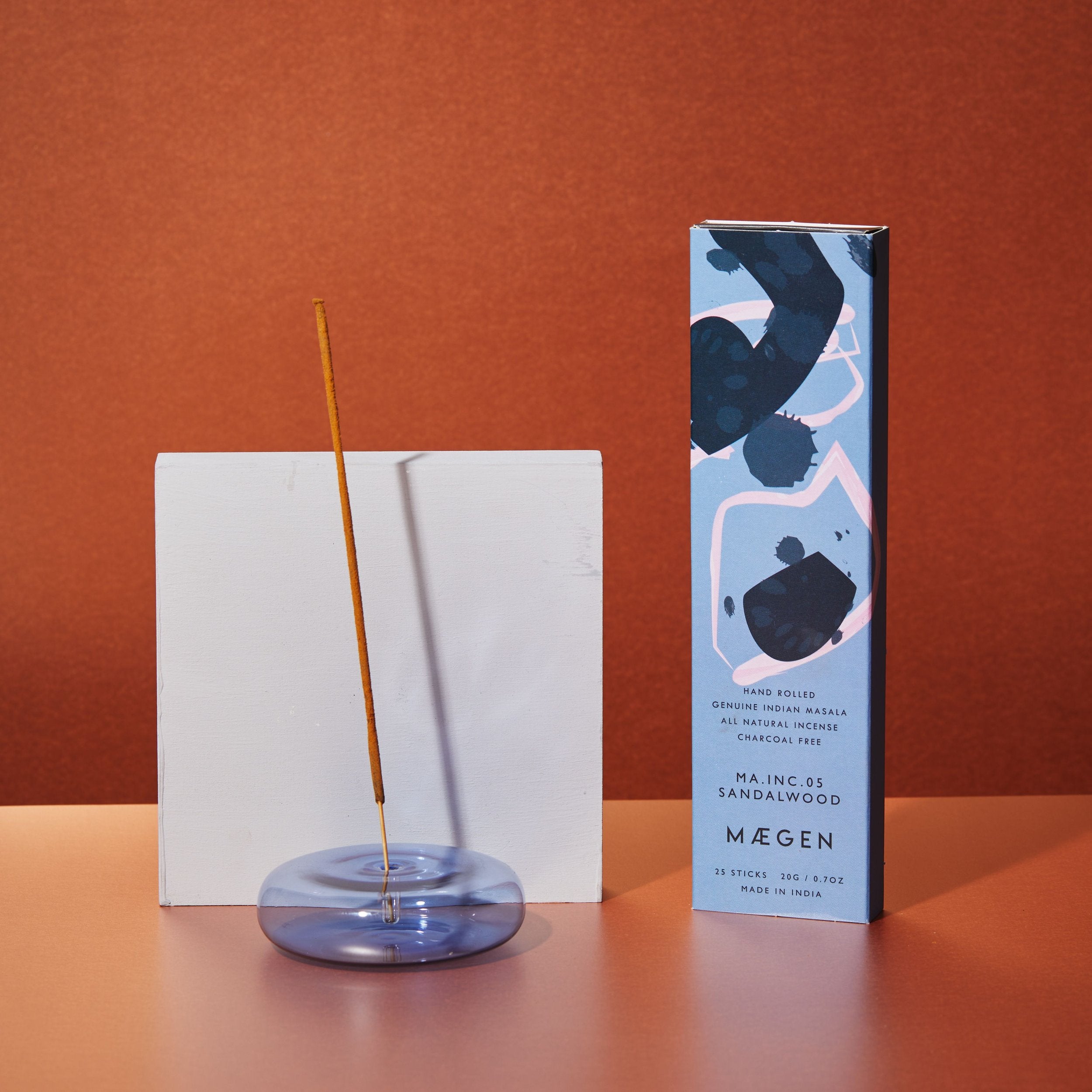 Dimple Incense Holder - Blue