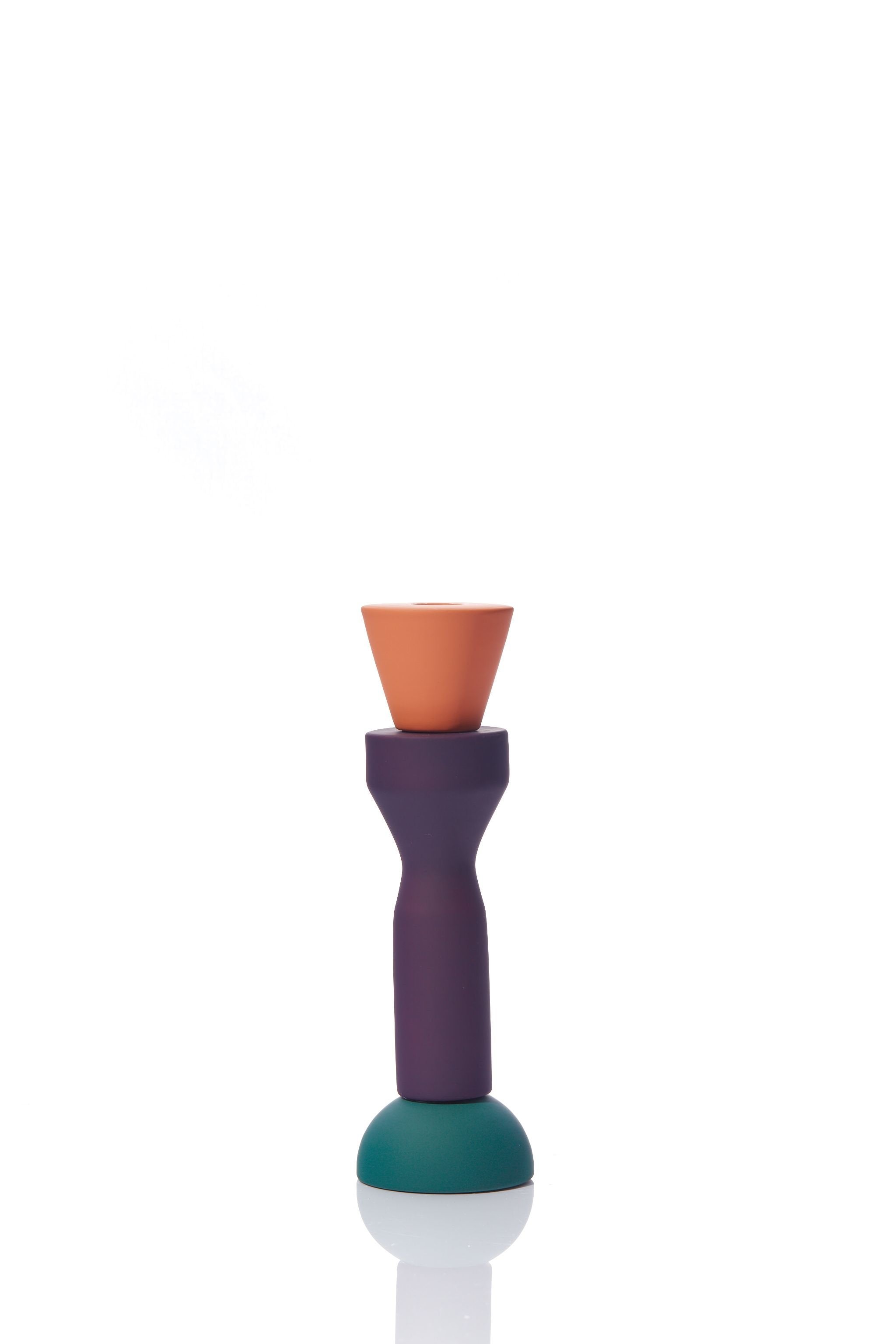 Stacks - Peach Tall Candlestick-MASTK001-B