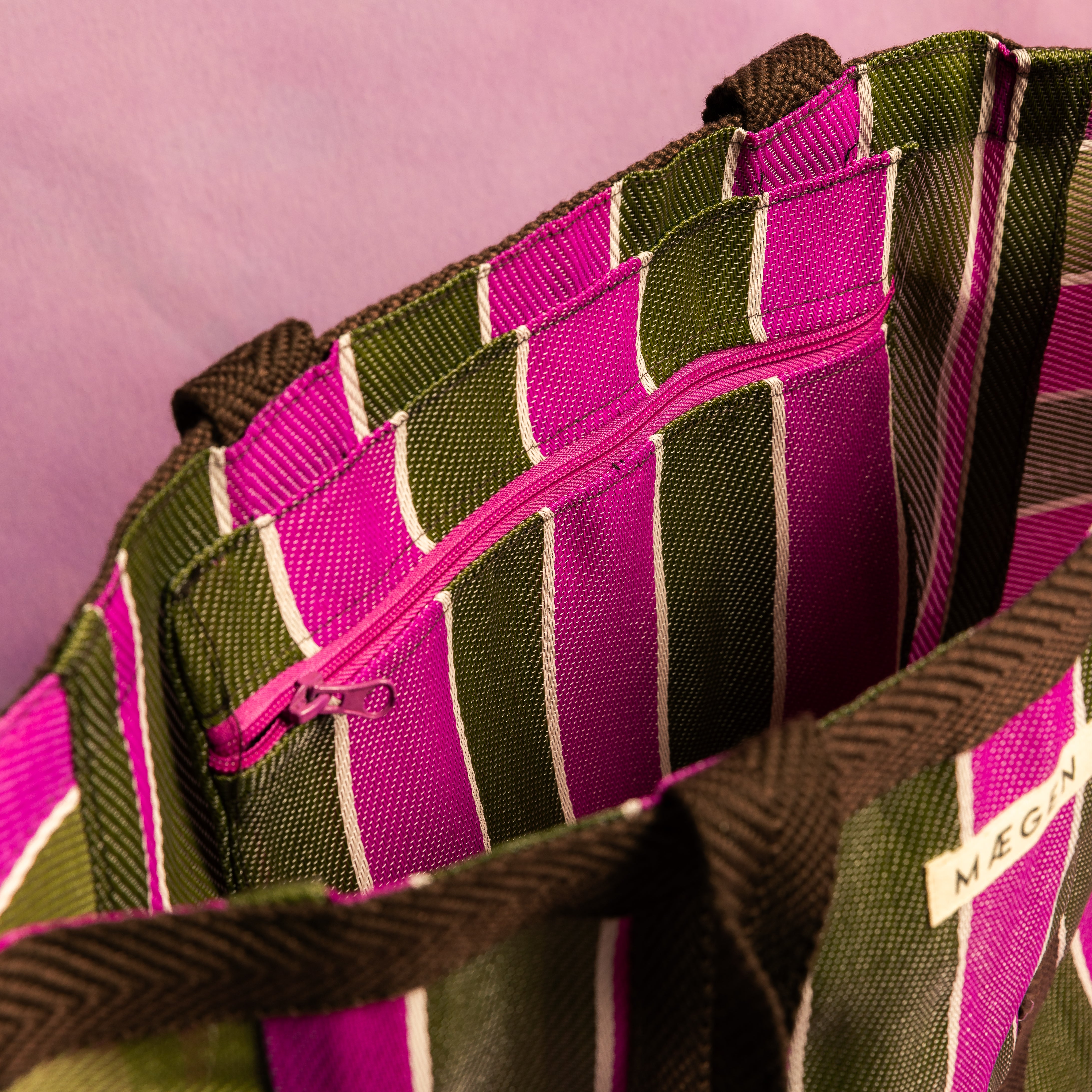 Everywhere Bag | Brown/ Olive/ Pink - Preorder