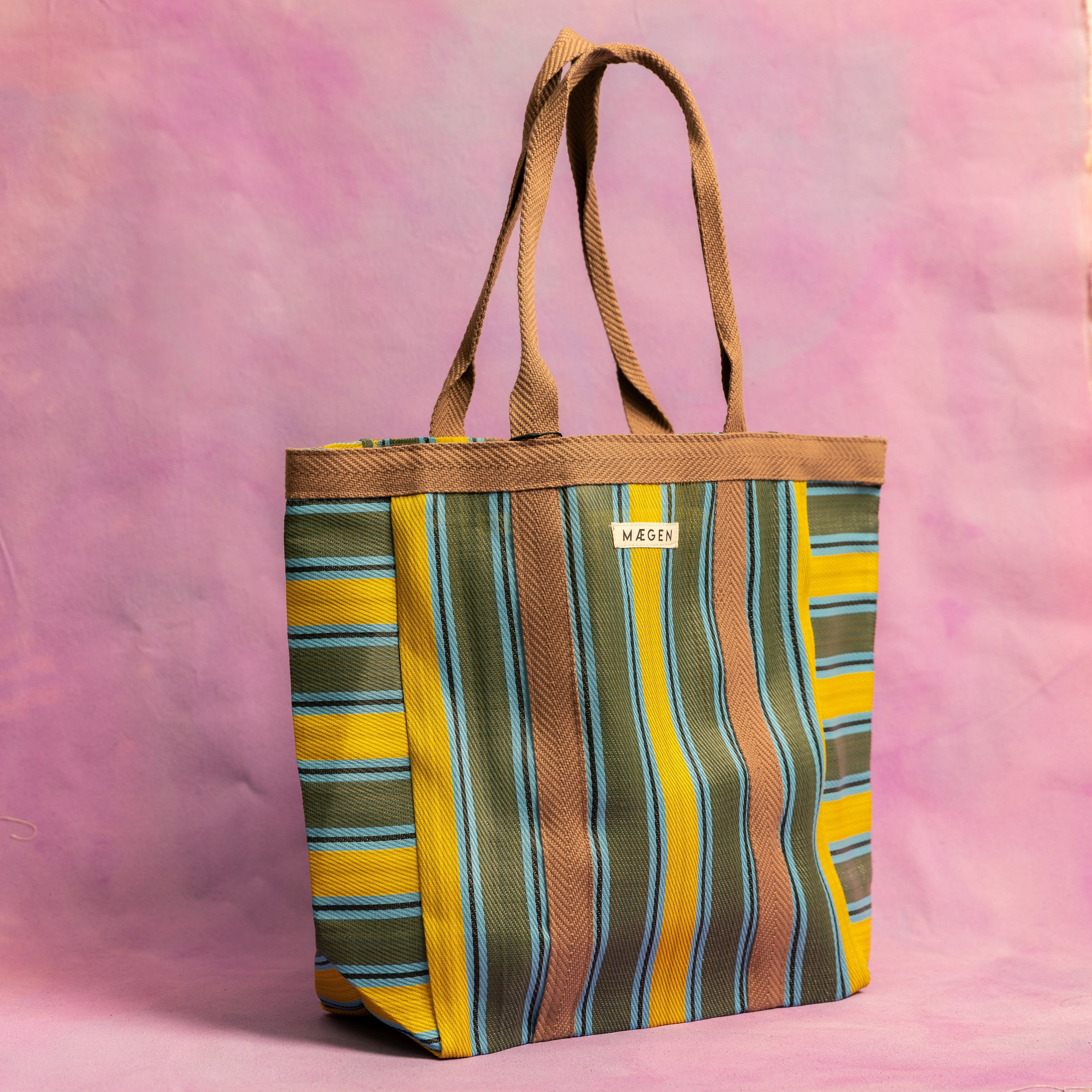 Everywhere Bag | Chocolate/ Yellow/ Olive - Preorder