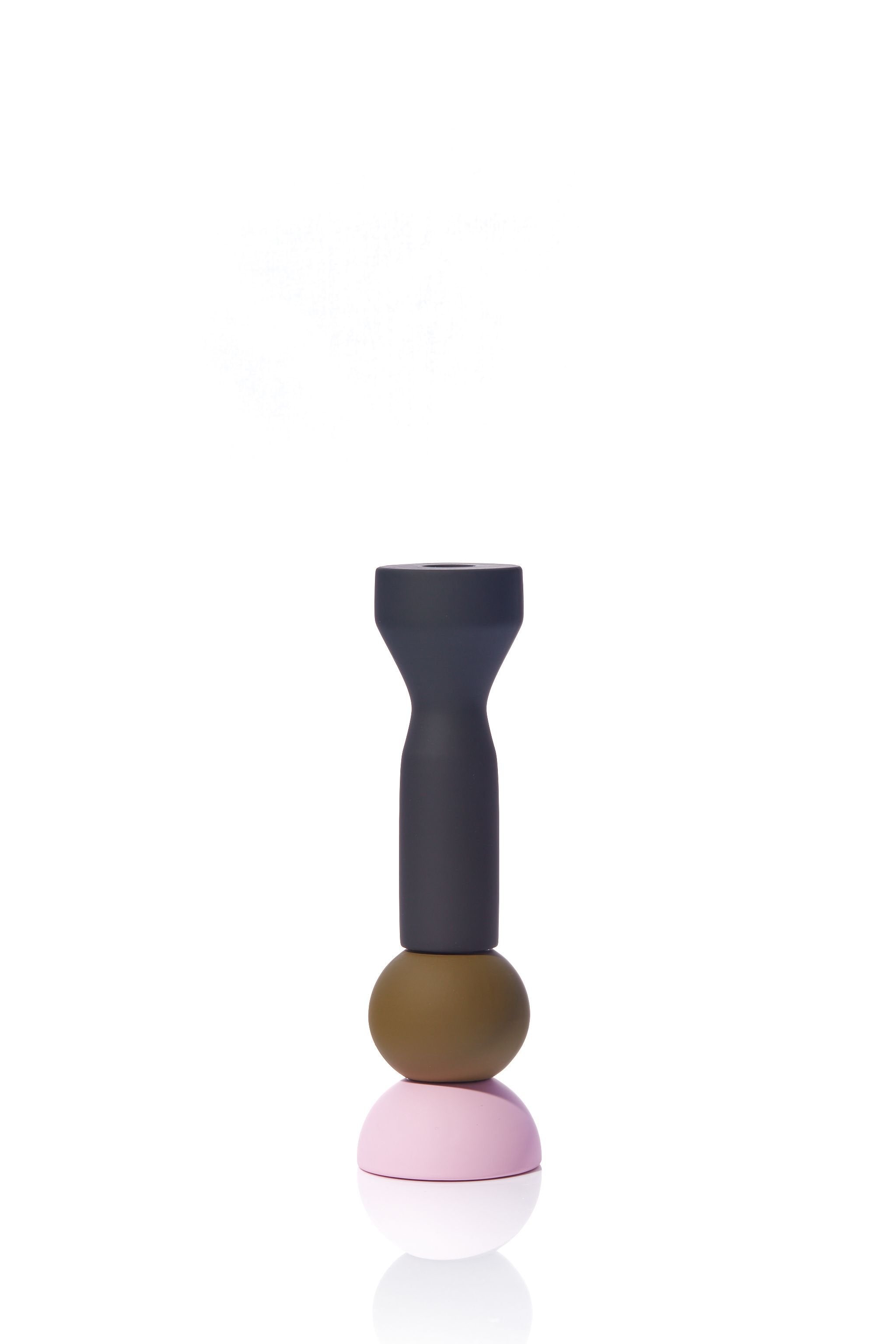 Stacks - Olive Tall Candlestick-MASTK003-B