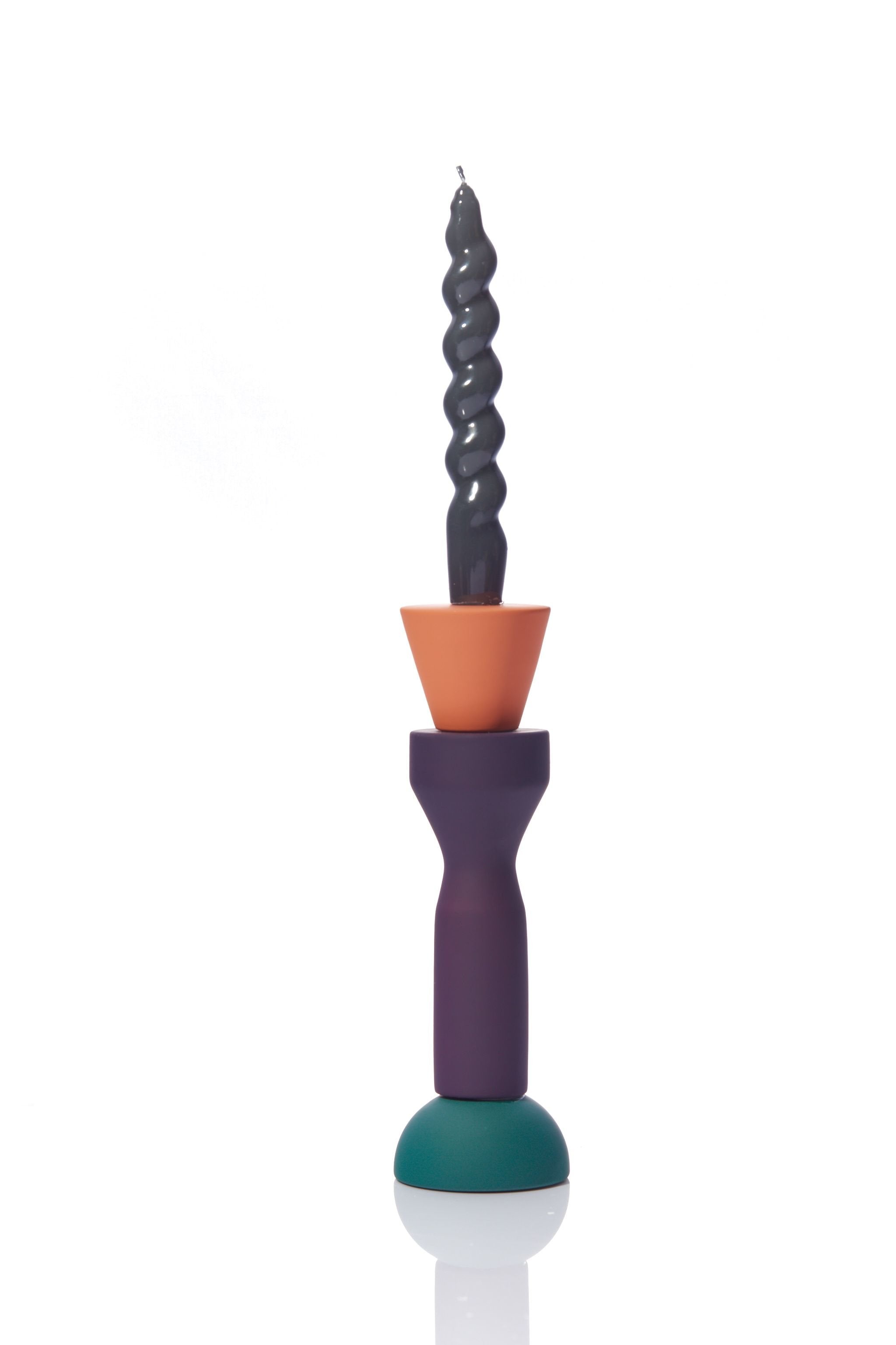 Stacks - Peach Tall Candlestick-MASTK001-B