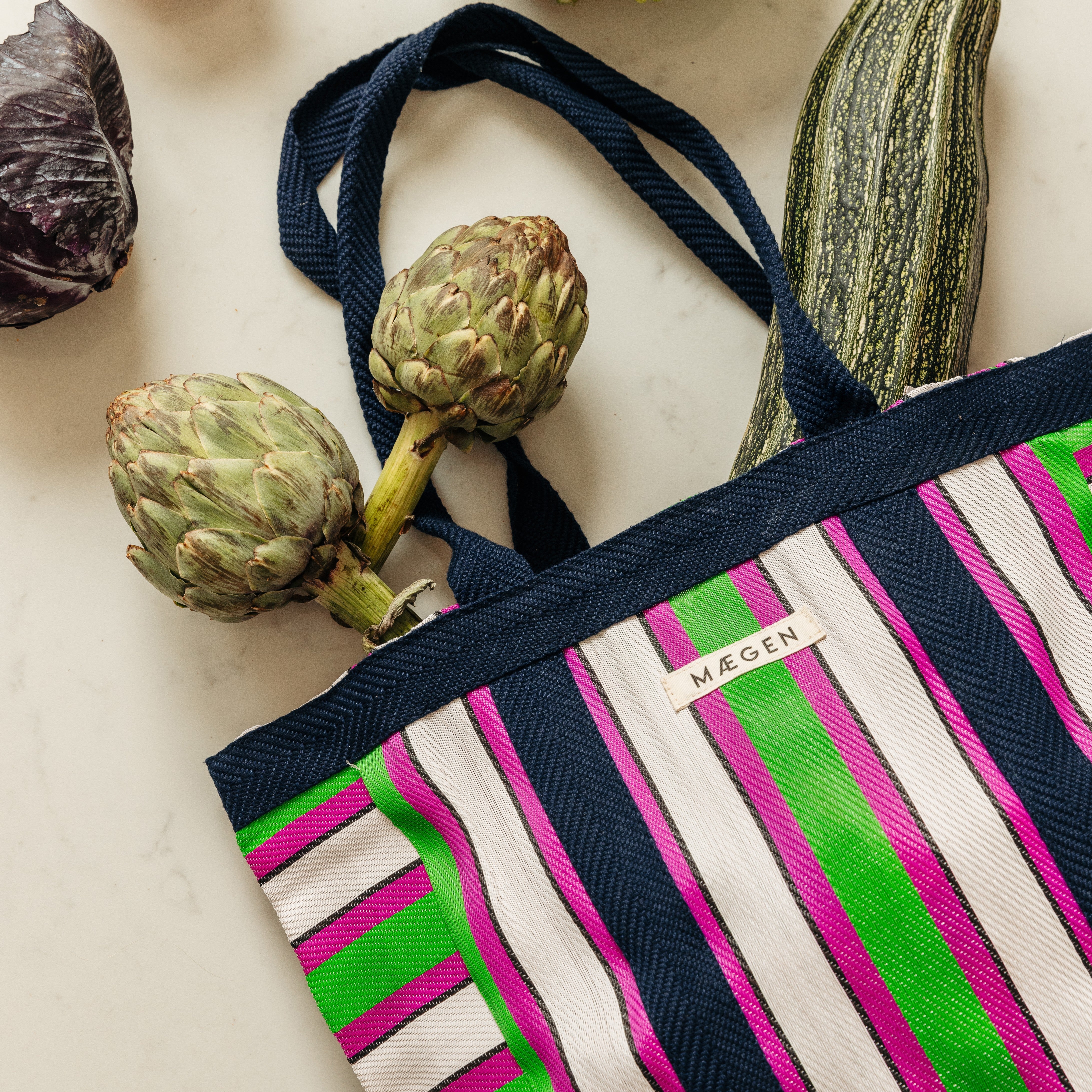 Everywhere Bag | Navy/ Pink/ Green - Preorder