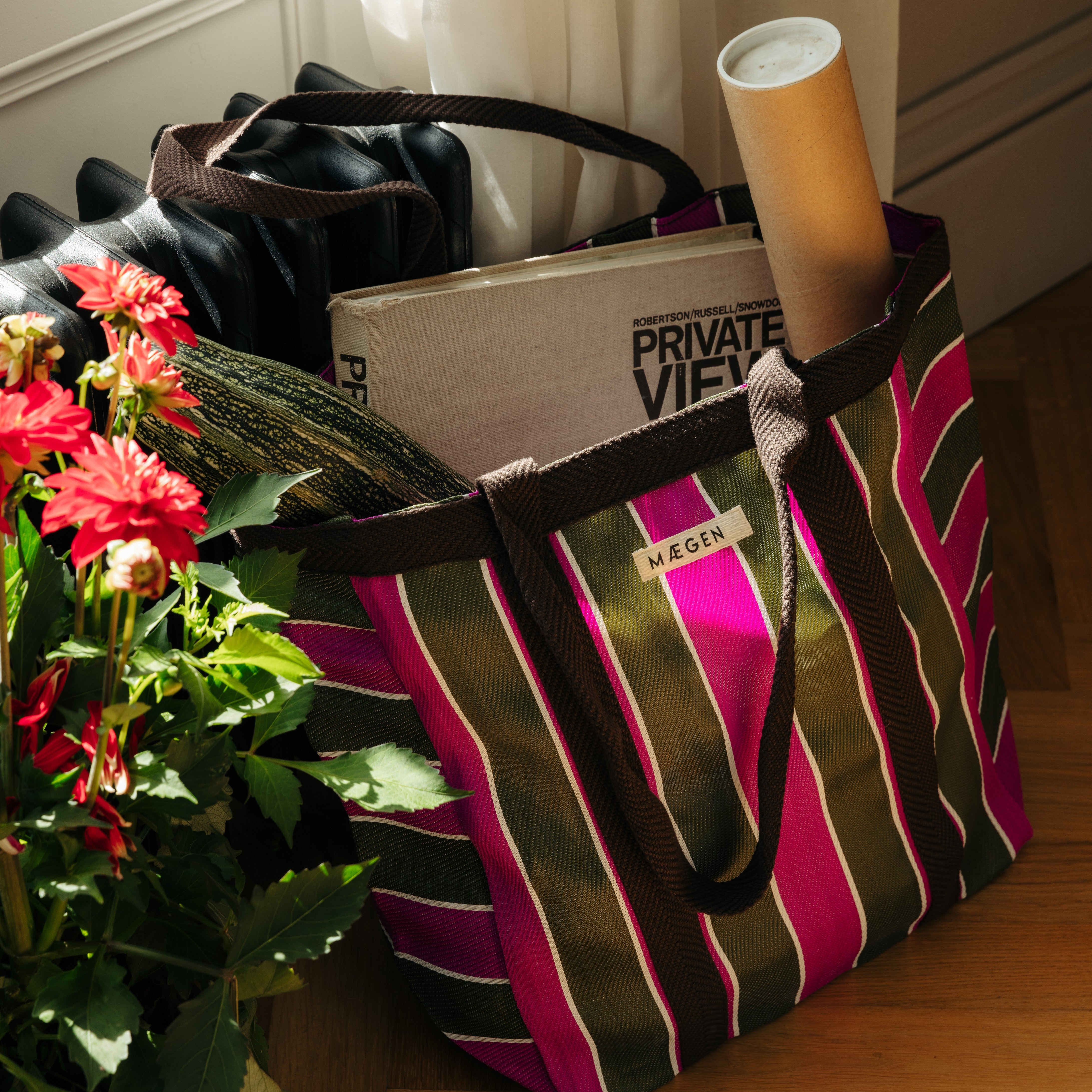 Everywhere Bag | Brown/ Olive/ Pink - Preorder