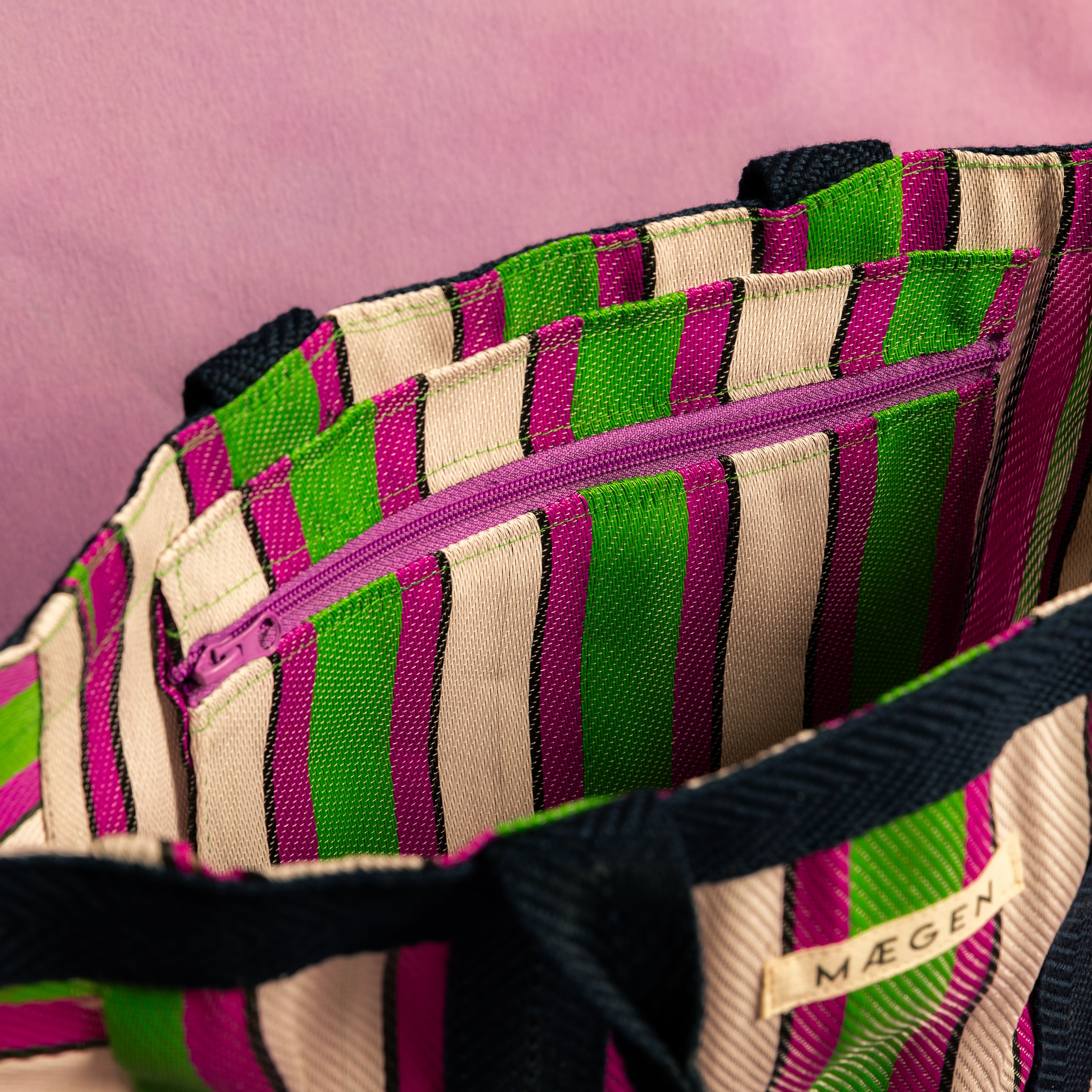 Everywhere Bag | Navy/ Pink/ Green - Preorder