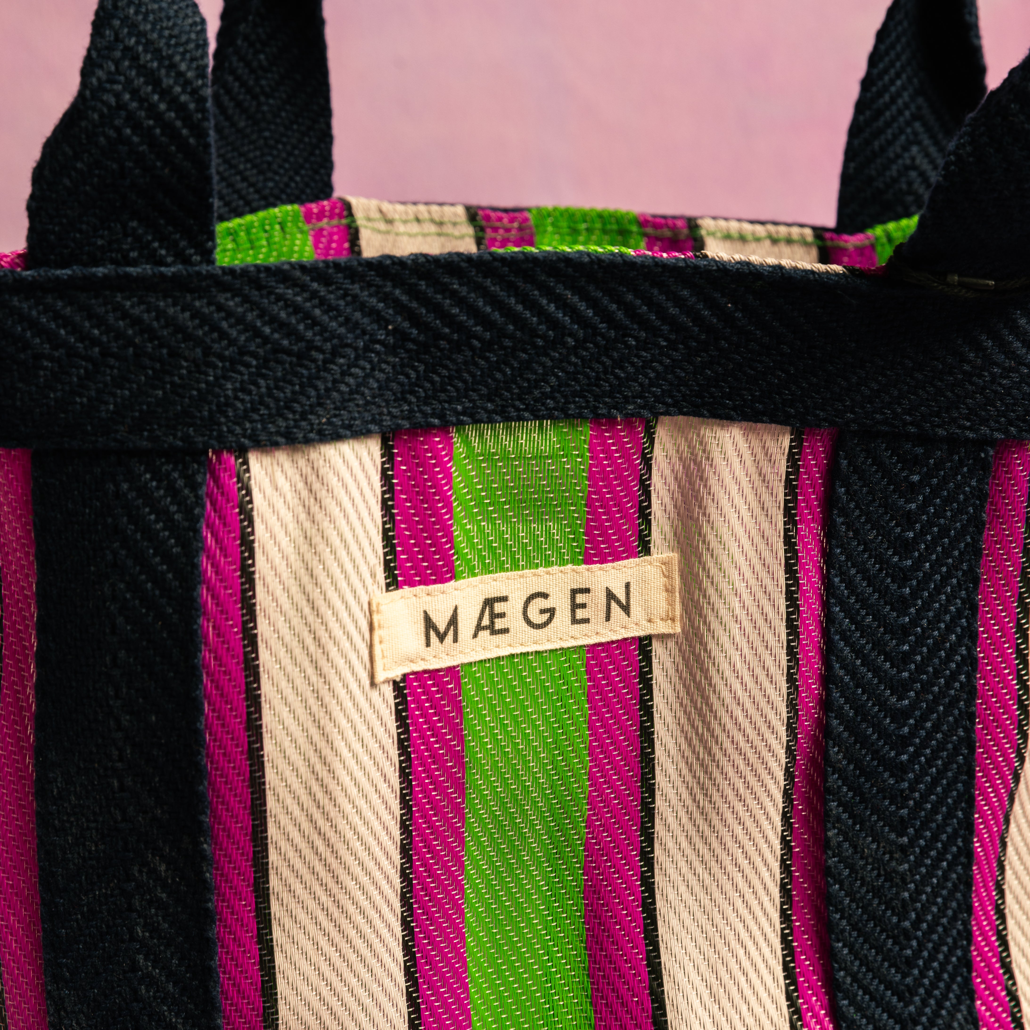 Everywhere Bag | Navy/ Pink/ Green - Preorder