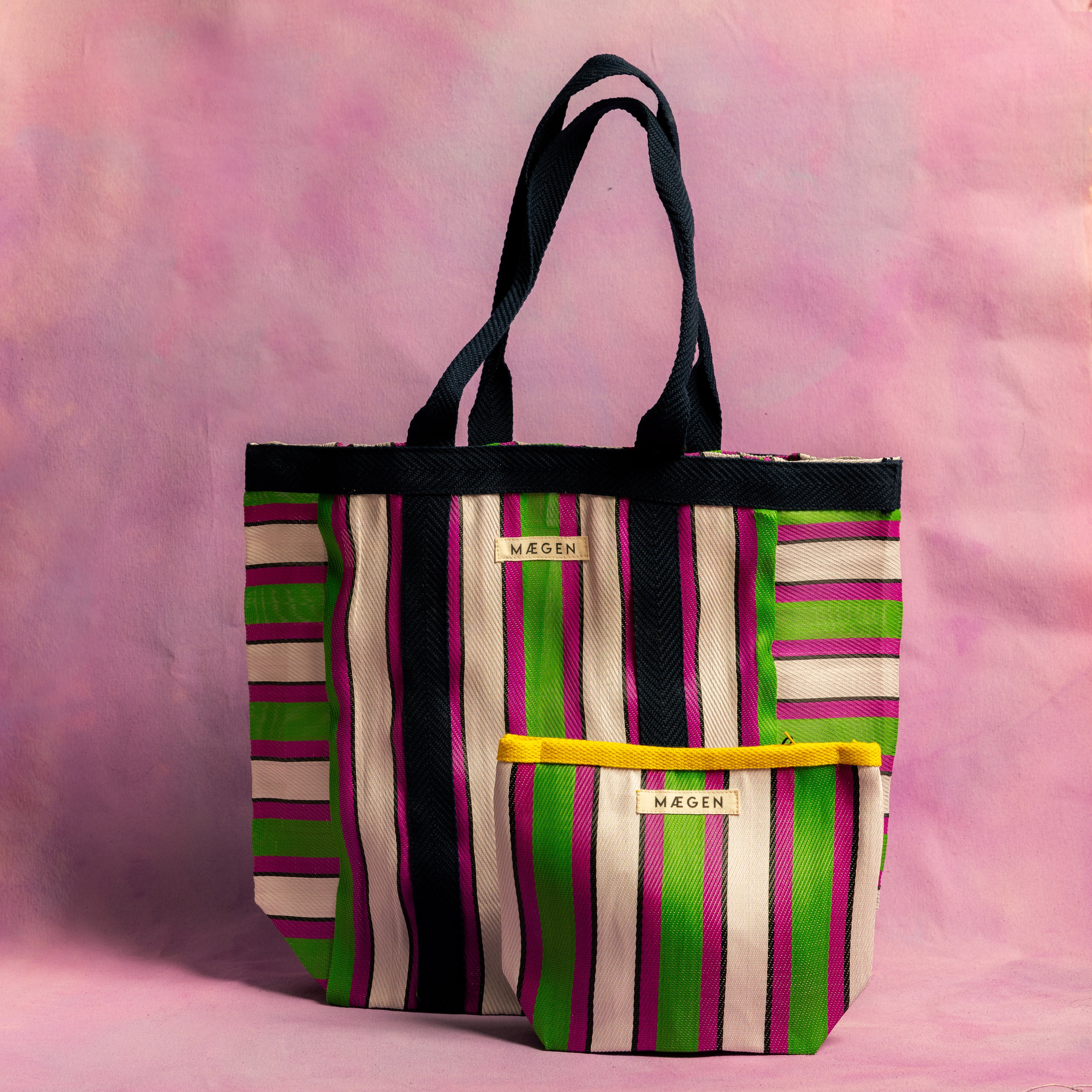 Everywhere Bag | Navy/ Pink/ Green - Preorder