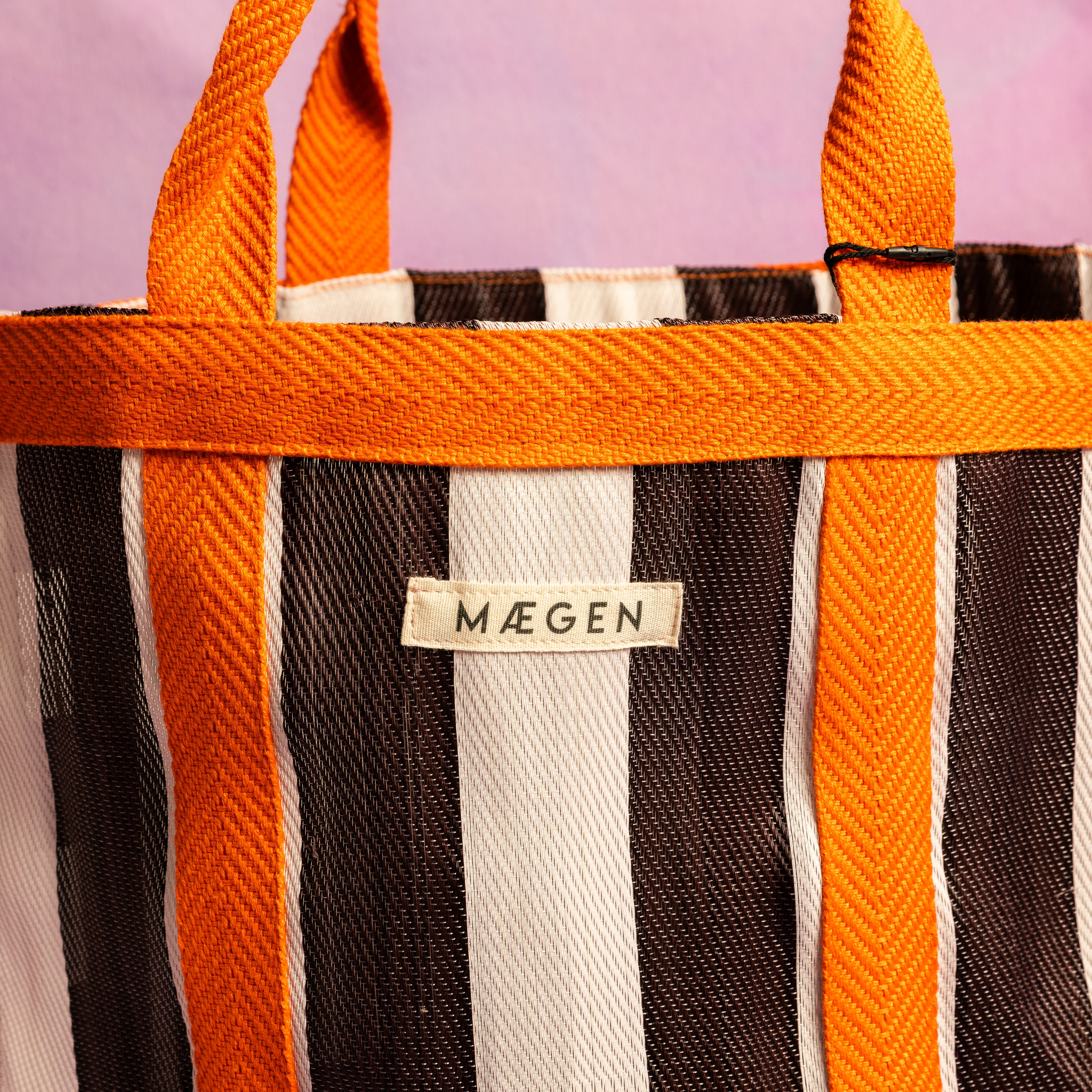 Everywhere Bag | Orange/ White/ Aubergine - Preorder