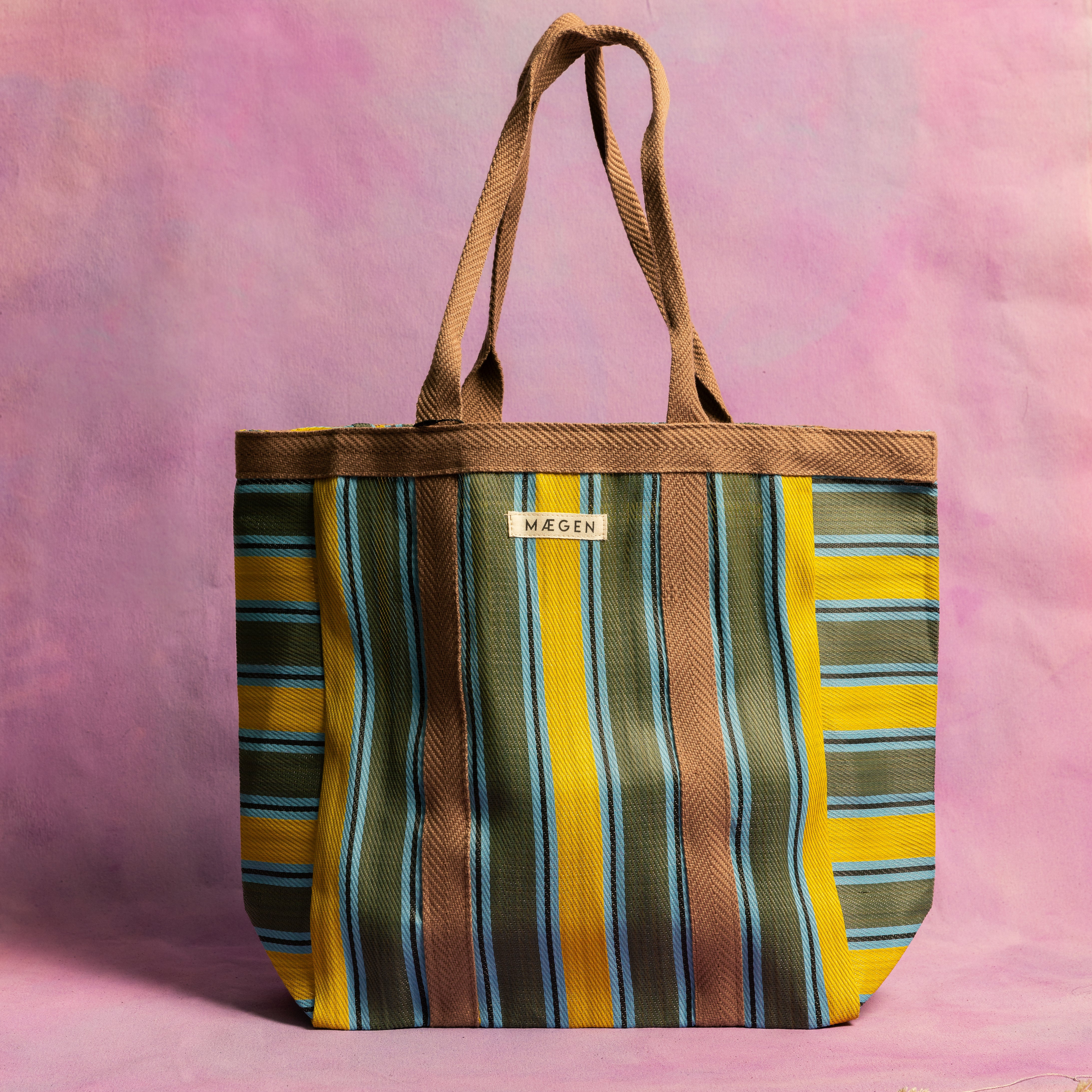 Everywhere Bag | Chocolate/ Yellow/ Olive - Preorder