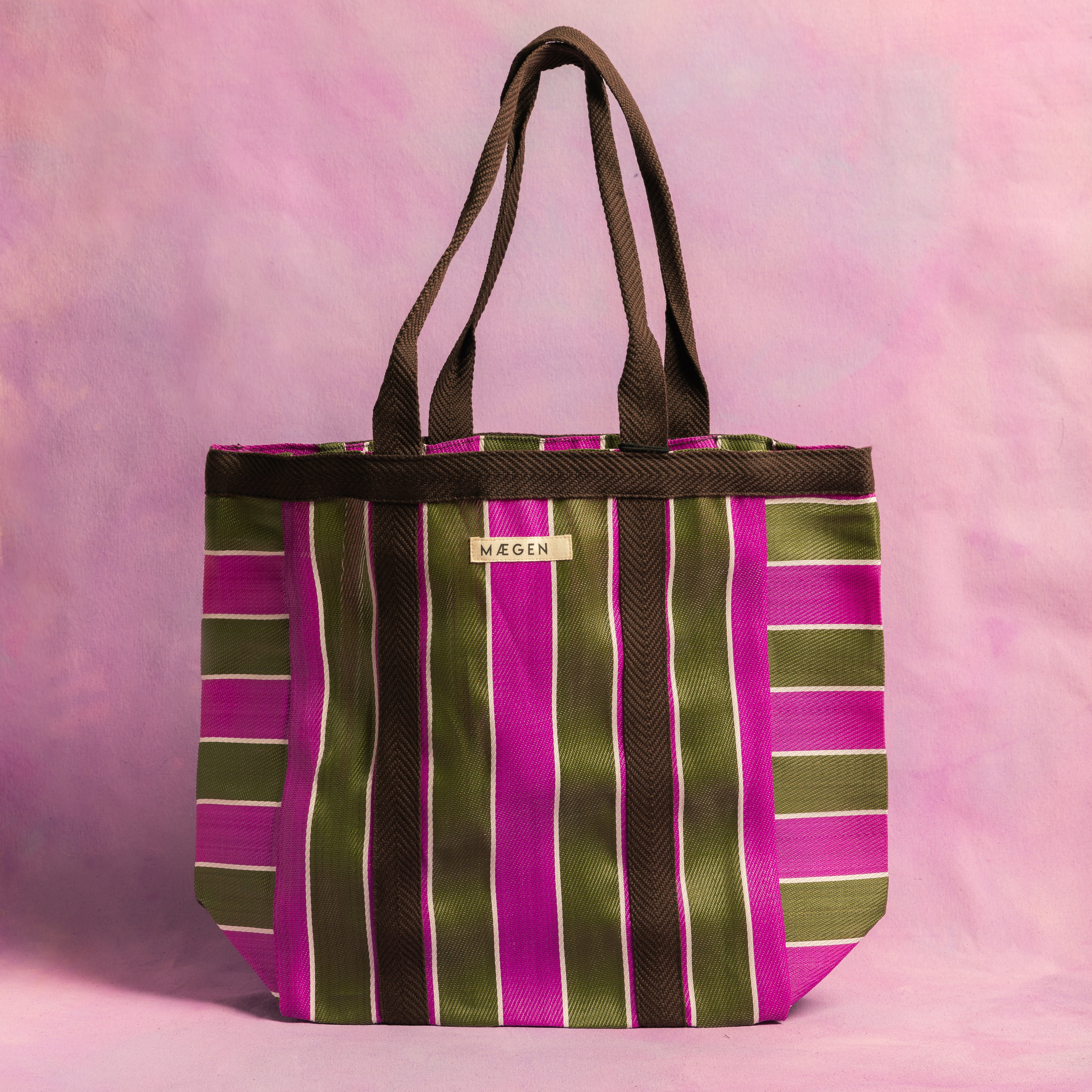 Everywhere Bag | Brown/ Olive/ Pink - Preorder