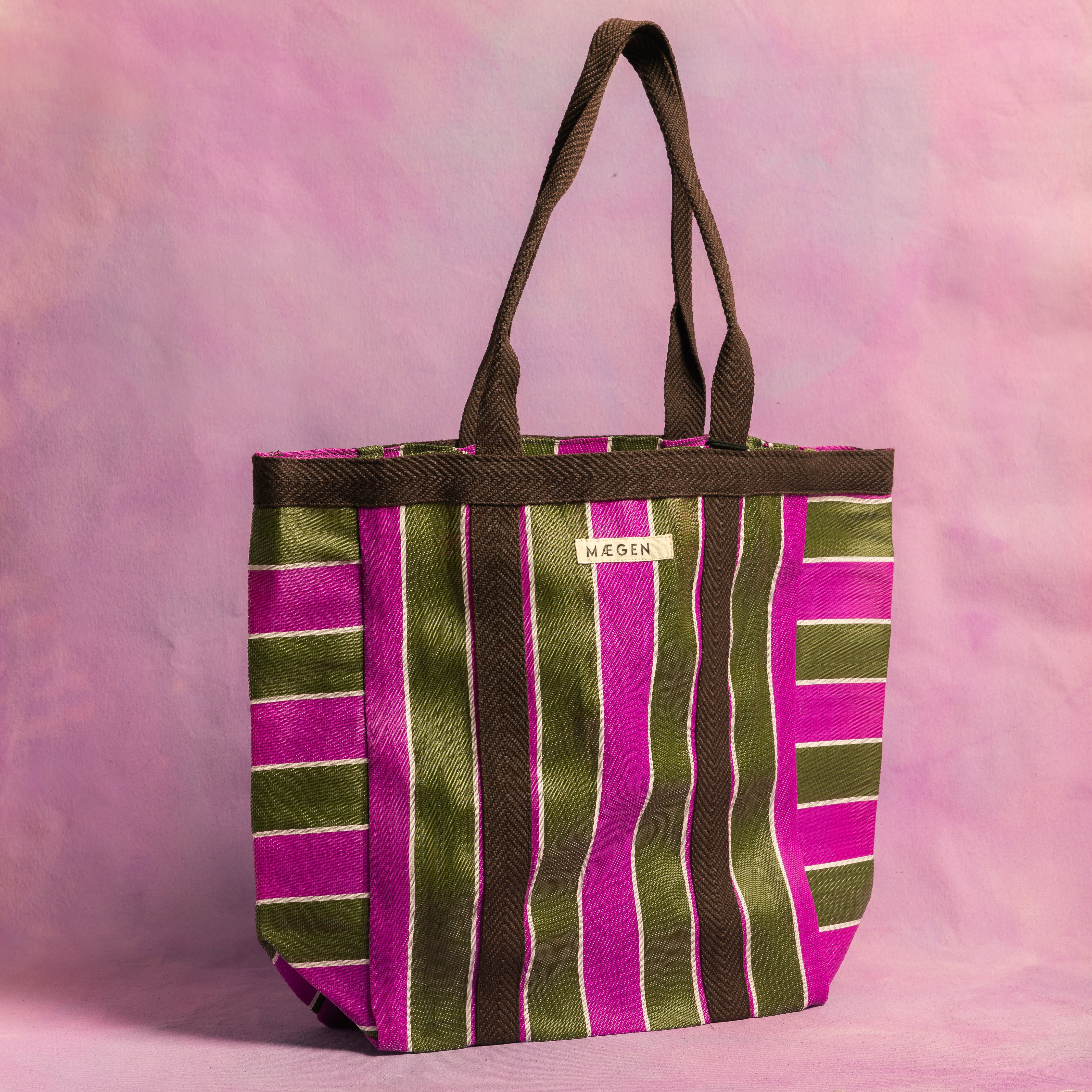 Everywhere Bag | Brown/ Olive/ Pink - Preorder