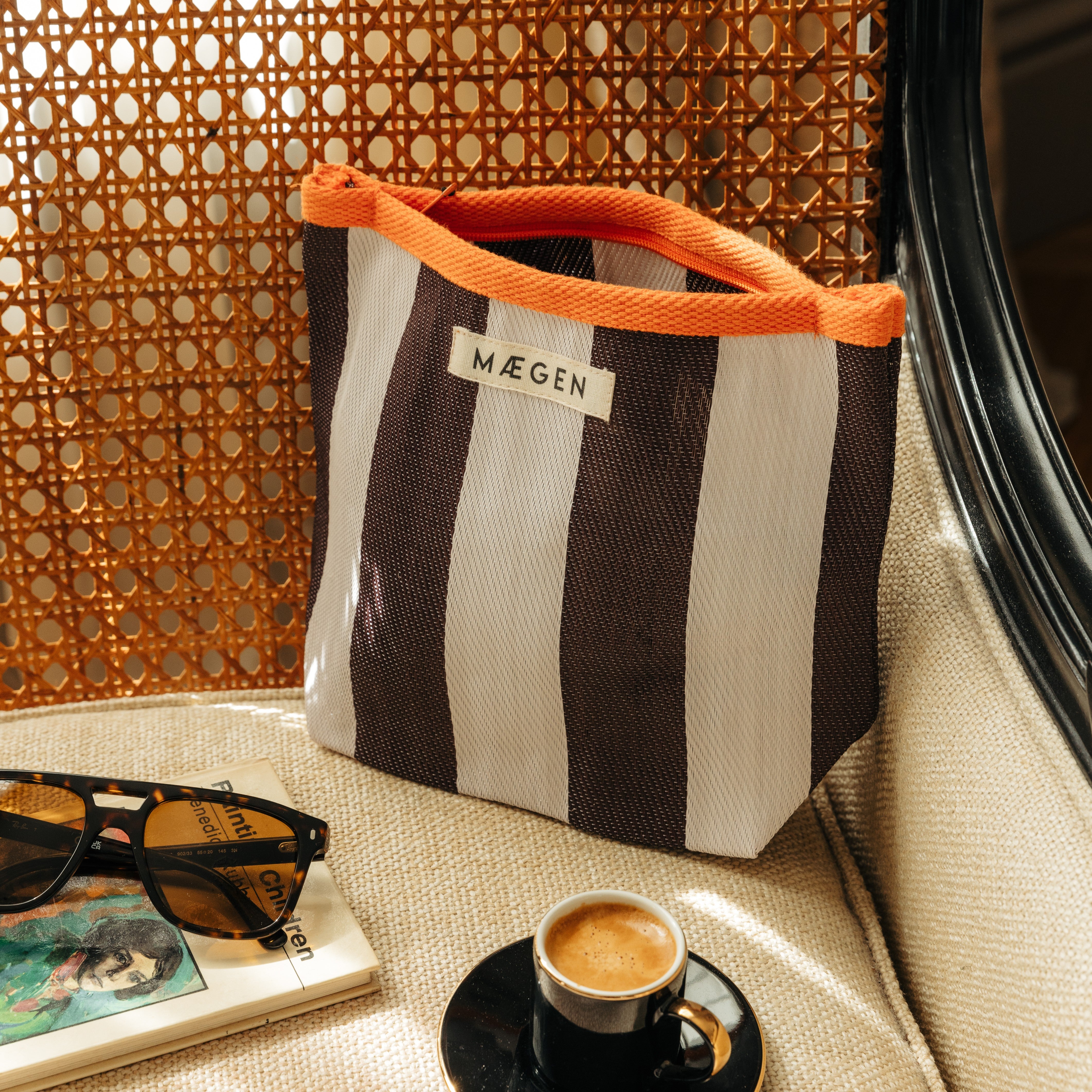 Pouch | Orange/ White/ Aubergine - Preorder