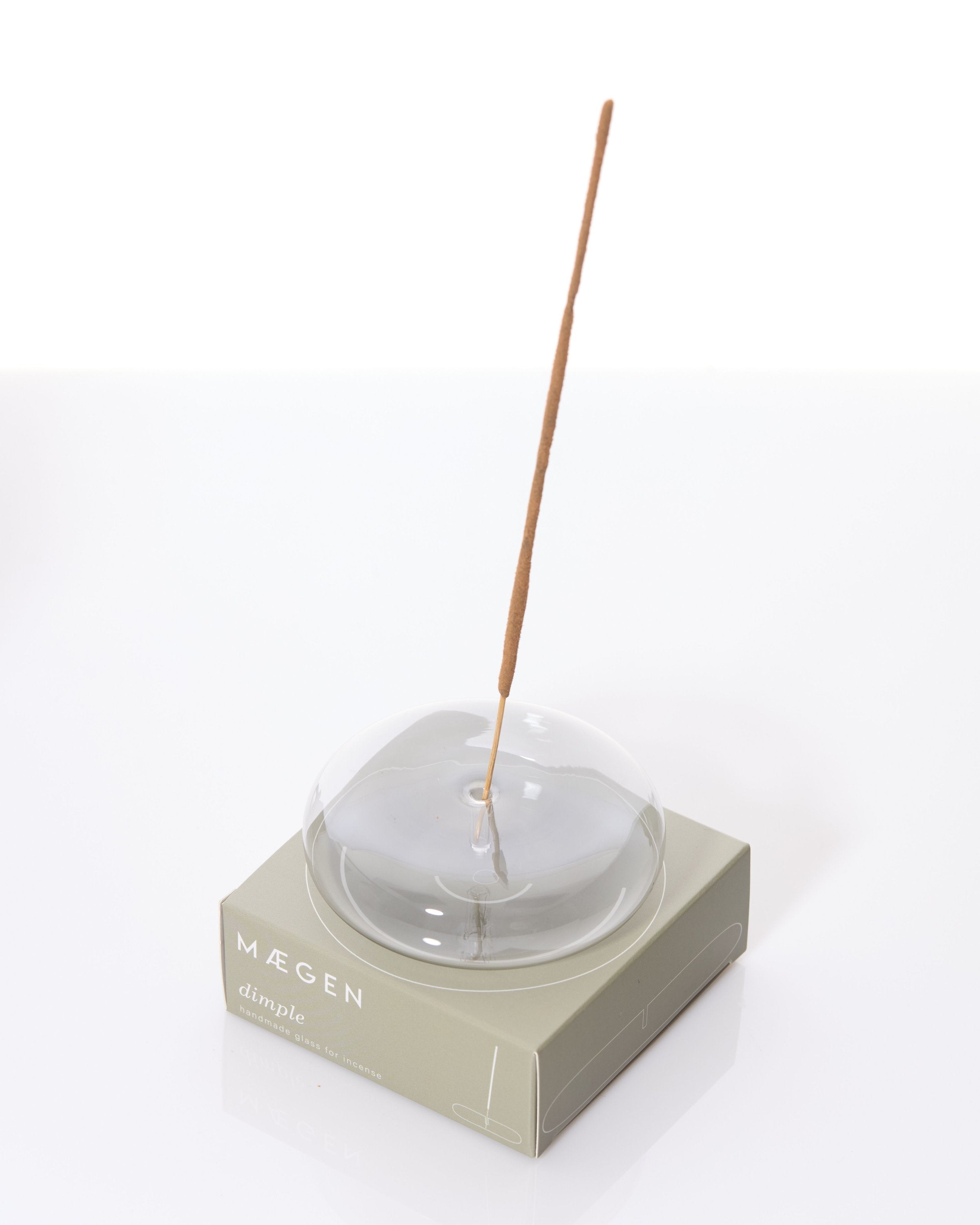 Dimple Incense Holder - Grey